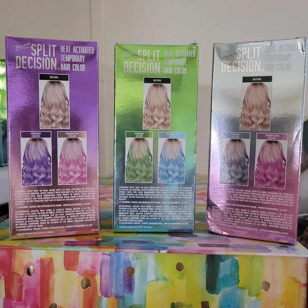 BTZ Split decision temporary hair color